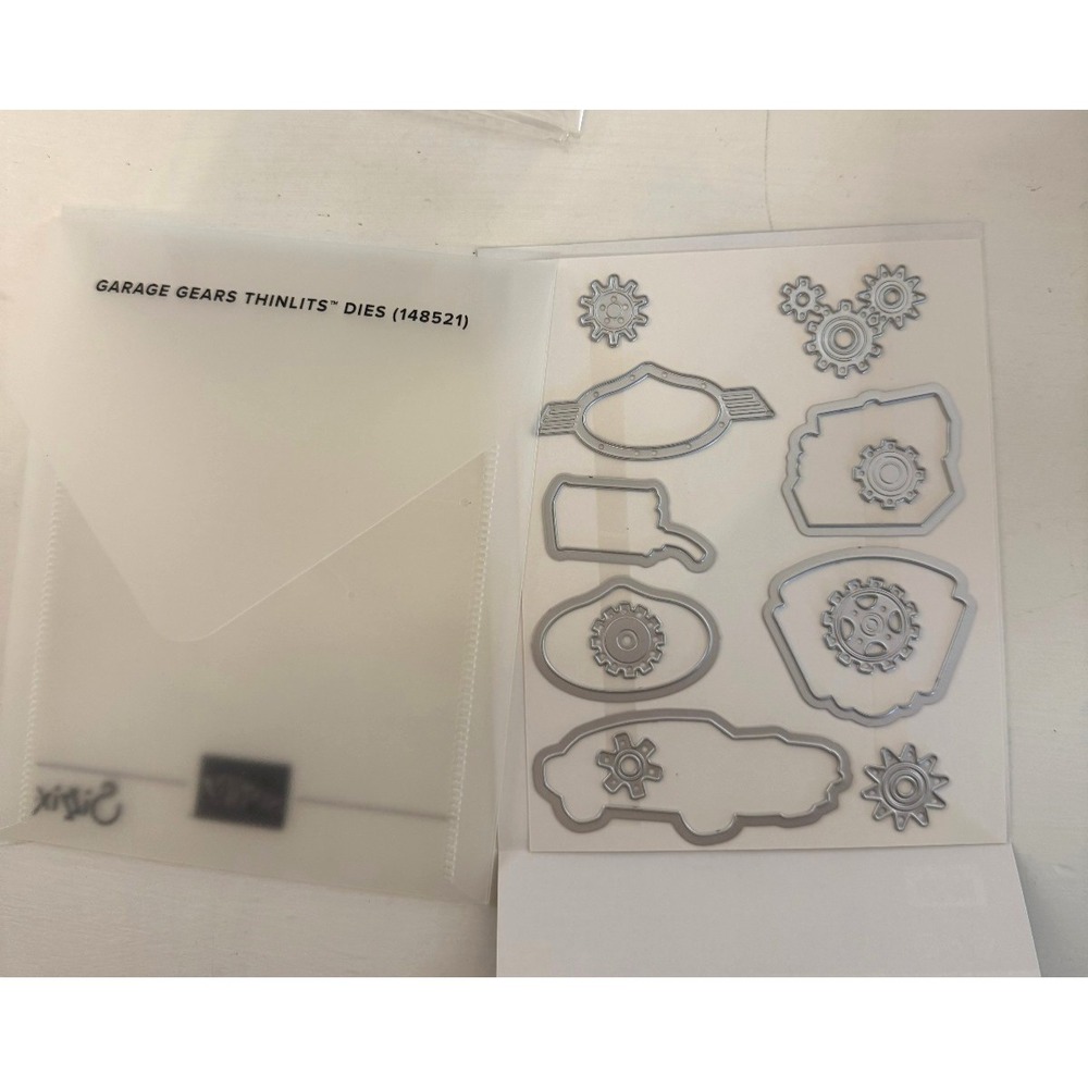 Stampin' Up! LOT 6 Stamp Sets Die cut Rubber Clings Dies Retired Dad Father - Picture 2 of 11